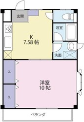 佐古駅 徒歩11分 3階の物件間取画像